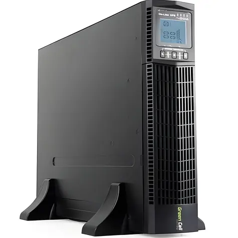 Green Cell UPS14 2000VA 1800W / Záložní zdroj / Online / Rack / Pure sine / 6x IEC320 / 4x 12V 9Ah