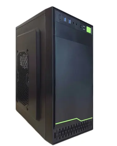 EUROCASE ML N6-500B černá / Skříň / Midi Tower ATX / 1x USB-C / 2x USB 3.0 / bez zdroje