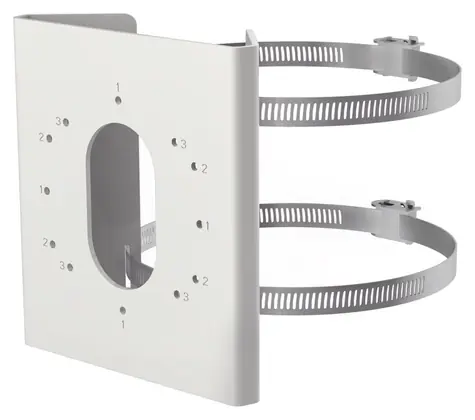 Hikvision DS-1275ZJ-S-SUS / Adaptér na sloup / Nerezová ocel / Průměr sloupu 67-127 mm / Nosnost 10 kg