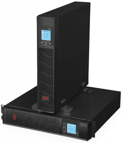 Eurocase EA610 RT 1000VA / Záložní zdroj / Rack/Tower / Sinusový výstup / USB / RJ45