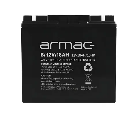 Armac AGM 12V/18Ah / Akumulátor / VRLA / bezúdržbový
