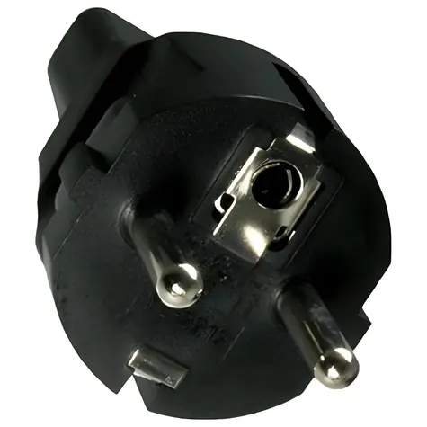 PremiumCord Adaptér CEE7/7 - IEC C13 černý / Adaptér / 230 V / 10 A