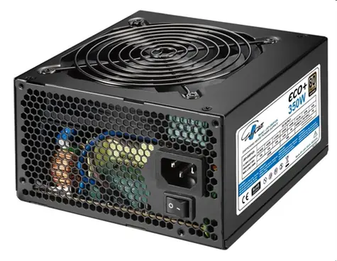 Eurocase Eco+ 350W / Zdroj / 80PLUS Bronze / 12cm ventilátor / bulk