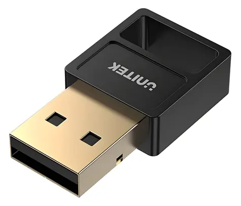 Unitek Bluetooth adaptér černá / Bluetooth adaptér / USB-A / Bluetooth 5.3 BLE