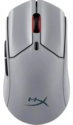 HyperX Pulsefire Haste 2 Pro šedá / Herní bezdrátová myš / optická / 26000 DPI / 6 tlačítek / USB / BT / 2.4GHz