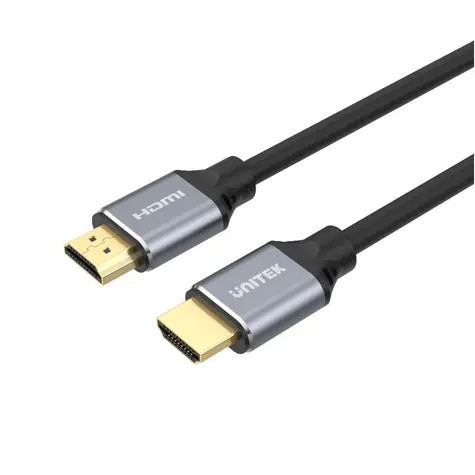 Unitek HDMI 2.1 kabel černý / Kabel / 8K 60Hz / 120Hz / ARC / 2 m