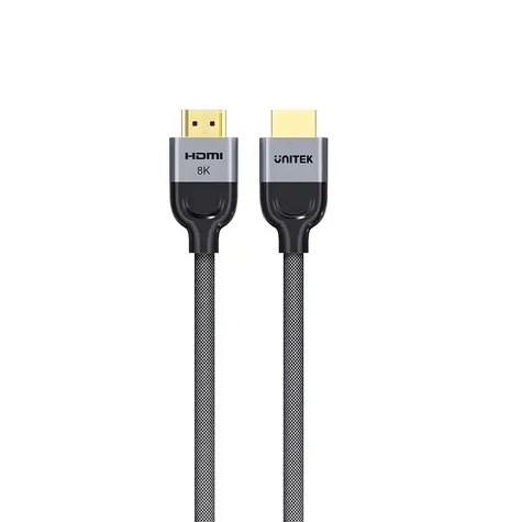 Unitek Kabel HDMI 2.1 5 m / Kabel HDMI / 8K / 144 Hz / opletený / pozlacené konektory