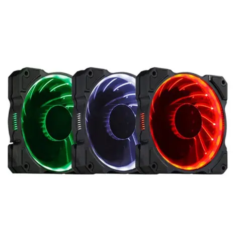 Eurocase Ring LED RGB 120mm / Ventilátor / 1000 ot/min / 44 CFM / 16 dB
