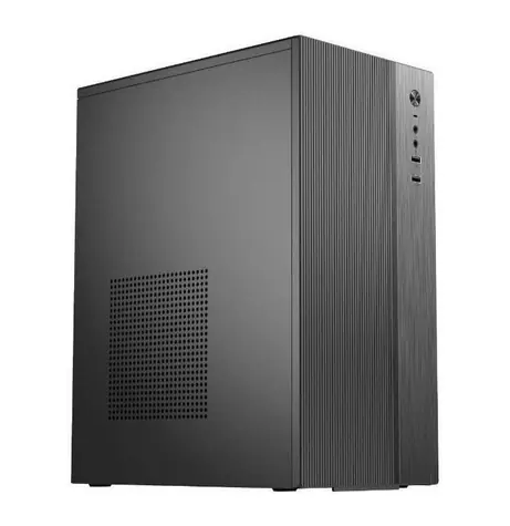 EUROCASE MC EC-801B černá / PC skříň / mATX / Mini-ITX / 2x USB-A 3.0 / Tvrzené sklo