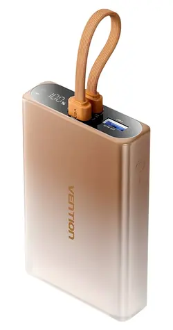 Vention FHZJ0 měděná / Powerbanka / 10000 mAh / USB-C / USB-A / 20W PD
