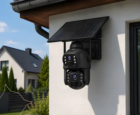 Viking HDs06 AOV 4G / Venkovní solární IP kamera / 6 MP / AOV 350° / Pan 355°/Tilt 90° / IP66