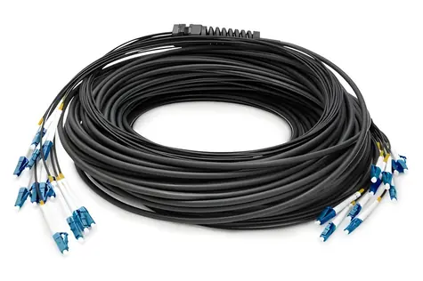 Digitus DK-2A33CU050BK-BBB černý / Optický kabel / LC/UPC / Duplex / Singlemode OS2 / 50 m