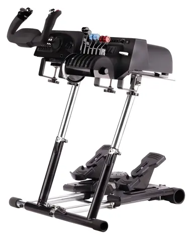 Wheel Stand Pro DELUXE V2 pro Honeycomb Yoke & Throttle / Stojan na herní ovladač / Nastavitelný sklon 360°