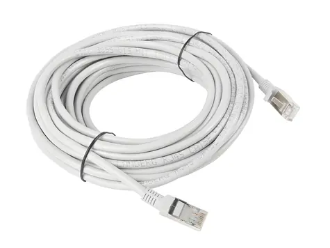 Lanberg PCF5-10CC-1000-S šedá / Patch kabel / Cat5e / F/UTP / 10 m