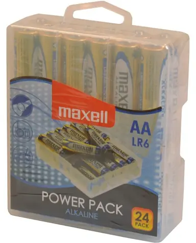 Maxell LR6 AA / Alkalická baterie / 1,5V / 24 ks