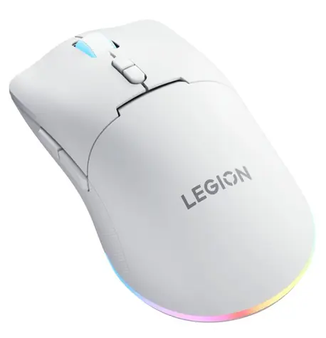 Lenovo Legion M220 bílá / Bezdrátová herní myš / Optická / 5000 DPI / USB + Bluetooth / RGB