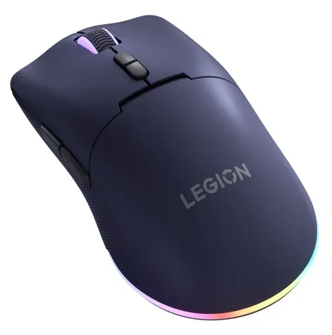 Lenovo Legion M220 fialová (GY51V60439) / Bezdrátová herní myš / Optická / 5000 DPI / USB + Bluetooth / RGB