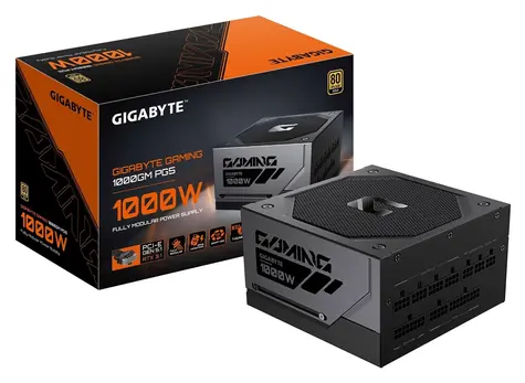 Gigabyte GAMING 1000GM PG5 černá / Zdroj / ATX 3.1 / 1000W / 80PLUS Gold / modulární