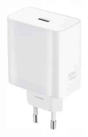 Oppo SUPERVOOC 80W bílá / Nabíječka / USB-A / Rychlé nabíjení