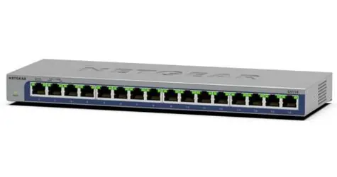 Netgear GS116 / Switch / 16x 10/100/1000 / neřízený / kovové provedení