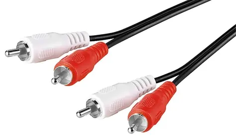 Goobay audio kabel 2x Cinch - 2x Cinch černý / Audio kabel / 1,5 m