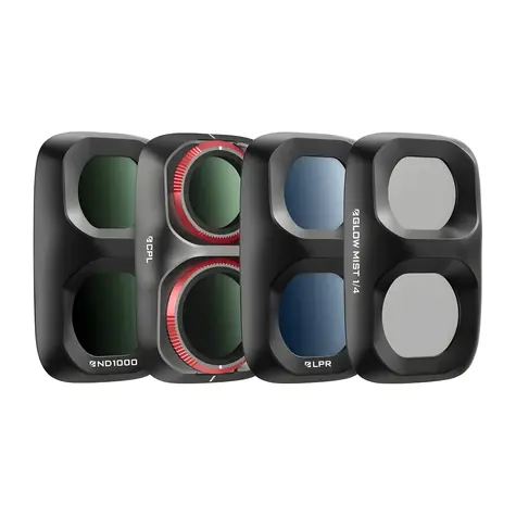 Freewell sada čtyř filtrů Every Day pro DJI Osmo Pocket 4P / Sada filtrů / ND1000, CPL, Glow Mist 1/4, LPR