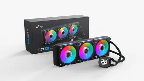 FSP AD36-B černá / AIO vodní chladič CPU / 360mm / 3x 120mm ARGB / 2000 rpm / Intel + AMD