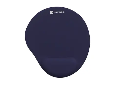 Natec Marmot tmavě modrá / Podložka pod myš / ergonomická / gelová / opěrka zápěstí