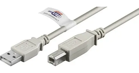 Goobay 50833 šedá / Kabel USB 2.0 A-B k tiskárně / 5 m