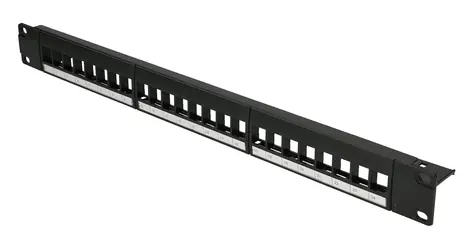 Extralink Patch panel 24 port UTP / Patch panel / 19