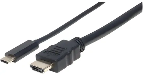 Manhattan 152235 černá / Kabel USB-C na HDMI / 1 m / 4K 30Hz