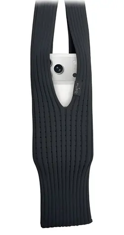 Puro Crossbody pouzdro na mobil černé / Pouzdro na mobil / univerzální / s popruhem