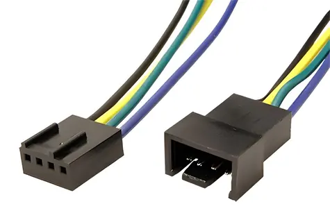InLine prodlužovací kabel pro ventilátor PWM 4-pin / Prodlužovací kabel / 30 cm
