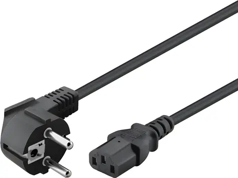 Goobay Napájecí kabel IEC C13 černá / Napájecí kabel / 5 m / 3-vodič / 1 mm2