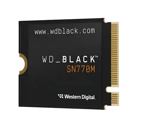 WD Black SN770M 500GB / M.2 SSD / PCIe Gen4 NVMe / R: 5000MB/s / W: 4000MB/s / TLC