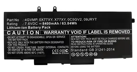 CoreParts baterie pro Dell Latitude 14 5400/5500 černá / Baterie pro notebook / 61 Wh