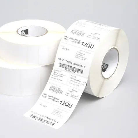 Zebra Z-Perform 1000T bílá / Papírové etikety / 102x203 mm / Termotransfer / jádro 76 mm / permanentní lepidlo