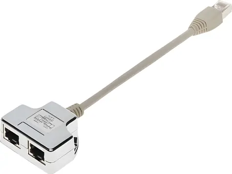 Digitus AD-UTP / Síťový adaptér / 2x RJ45 - 1x RJ45 / UTP