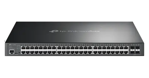 TP-Link Omada Switch 48-Port PoE+ / Switch / L2+ Managed / 48x GLAN PoE+ / 4x SFP / 1U