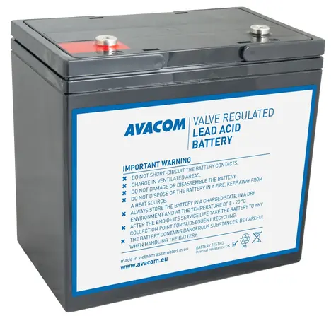 AVACOM AVA-RBP01-12550-KIT / Náhradní baterie pro UPS / 12V / 55Ah / VRLA / Tripp Lite & PowerWalker