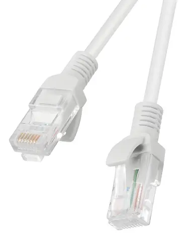 Lanberg UTP CAT5E 10m šedá / Patch kabel / RJ45-RJ45 / U/UTP / Fluke Passed