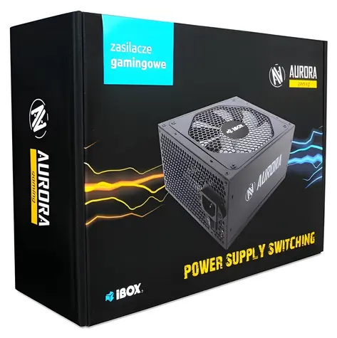 iBox AURORA 700W černá / Zdroj / ATX / 700 W / 20+4 pin