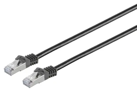 MicroConnect CAT7 S/FTP černá / Síťový kabel / 15 m / RJ-45