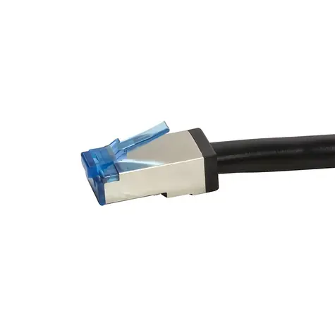 LogiLink Outdoor Cat6a S/FTP černá / Venkovní patch kabel / RJ-45 / 40 m / PoE+