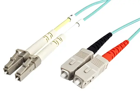 efb Optický patchkabel LC-SC 20 m / Optický kabel / Multimode 50/125 / Duplex / OM3