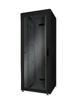 Digitus Unique 42U černá / Stojanový rozvaděč / 800x800 mm / skleněné dveře / nosnost 800 kg / IP20