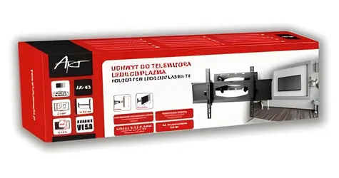 ART AR-65 černá / Nástěnný držák pro monitor / 600x400 mm / 32
