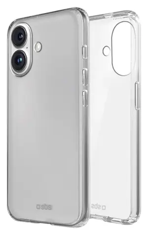 SBS Skinny pouzdro pro Apple iPhone 16 transparentní / Pouzdro