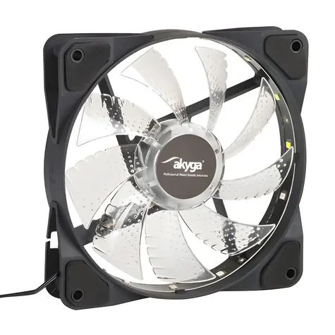 Akyga AW-12D-LED / Ventilátor / 120 mm / LED