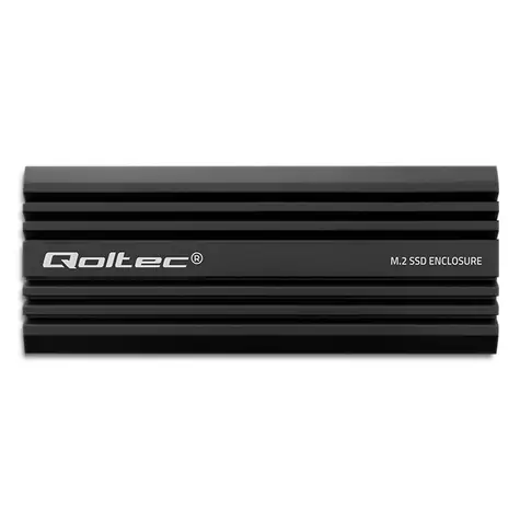 Qoltec NV2270 / Externí box pro SSD M.2 / SATA / NVMe / USB-C / 2TB